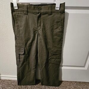 Dickies Flex Slim Straight Cargo Pants Mens 30x30 Olive Green Work Utility